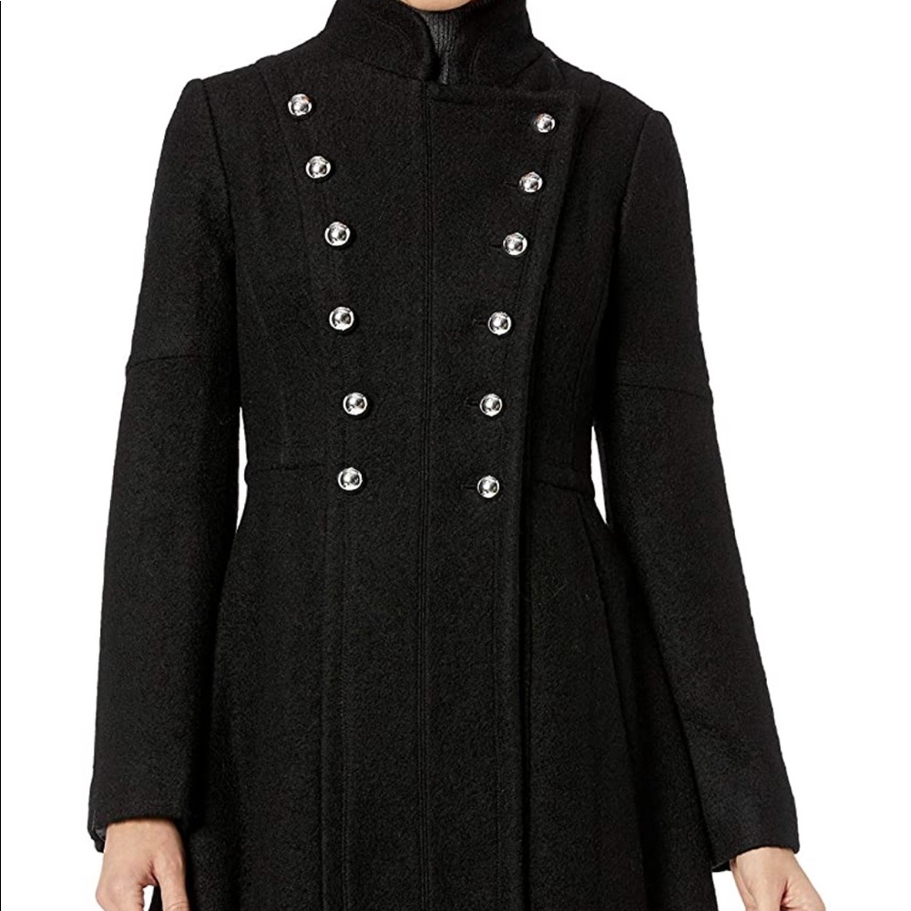 women Military Wool Coat